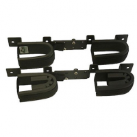 Rugged Gear 10065 Screw Mount Double Hook Black Steel