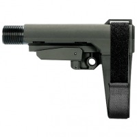 SB Tactical SBA3X03MSB SBA3 X Synthetic Stealth Gray 5-Position Adjustable for AR-Platform (Tube Not Included)