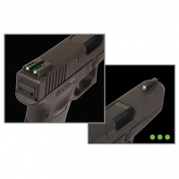 Truglo TG131MPT Brite-Site TFO S&W M&P Tritium/Fiber Optic Green Front/Rear Black