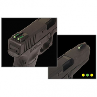 Truglo TG131MPTY Brite-Site TFO S&W M&P Tritium/Fiber Optic Green Front Yellow Rear Black