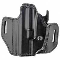 Bianchi 52832 Allusion Assent Pro-Fit 283 Black Leather Holster w/Laminate Liner Belt Left Hand