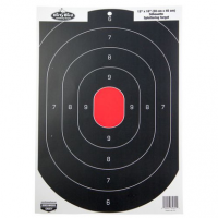 Birchwood Casey 35601 Dirty Bird Oval Silhouette Silhouette Hanging Tagboard Target 12" x 18" 100 Per Pack