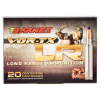 Barnes Bullets 29011 VOR-TX LR Rifle 300 RUM 190 gr LRX Boat Tail 20 Bx/ 10 Cs