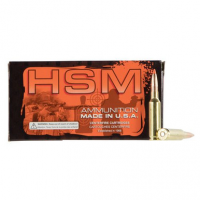 HSM 22332N Match 223 Rem 90 gr Sierra MatchKing Hollow Point Boat-Tail 50 Bx/ 20 Cs