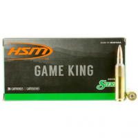 HSM 65X2843N Game King 6.5x284 Norma 140 gr Sierra GameKing Spitzer Boat-Tail 20 Bx/ 25 Cs