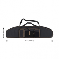 Allen 123-50 Tower Double 50" Rifle Case Black/Gold Endura 2