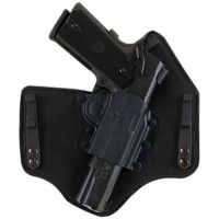 Galco KT224B KingTuk Deluxe IWB Fits Glock 17/19/22/23/26/27/31/32/33 Kydex/Leather Black