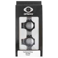 Tikka S1300925 Opti-Lock Rings Opti-Lock Base High 1" Black Steel