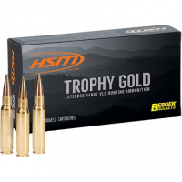 HSM Trophy Gold Extended Range 300 Win Mag 210 gr Berger Hunting VLD Match 20 Per Box