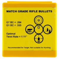 Berger Bullets 30418 Target Match Grade 30Cal 185gr Juggernaut Target 100/Box