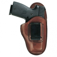 Bianchi 19221 100 Professional IWB Size 01 Tan Leather Belt Clip Fits Ruger LCR/S&W J Frame 2" Left Hand