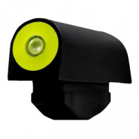 XS Sights RV0003N3Y Big Dot Tritium Green with Yellow Outline Front Sight Black Frame for Ruger SP101; S&W J Frame