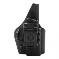 1791 Gunleather TACIWBSHIELDBLKR Tactical Kydex IWB Black Kydex Belt Clip Fits S&W Shield