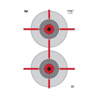 Birchwood Casey 37031 EZE-Scorer Double Bull's-Eye Bullseye Paper Target 23" x 35" 100 Per Pkg