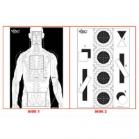 Action Target VTACP100 Viking Tactics Double Sided Silhouette/Targets Heavy Paper Target 23" x 35" 100 Per Box