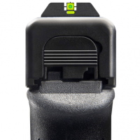 AmeriGlo GL614 CAP Sight Set for Glock Black | Green Tritium with Lumigreen Outline Front Sight with Black LumiGreen Rear Sight