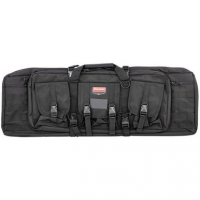 Birchwood Casey RBG36 Single Gun Case 36" Black 600D Polyester with Padded Straps, 3 Large Storage Pockets & Dual Zippered Storage