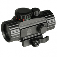 UTG 3.8" ITA Red/Green Circle Dot Sight - Black Hardcoat Anodized, 1x38mm, 4 MOA/62 MOA Red/Green Dual Illuminated Circle Dot - SCPRG40CDQ