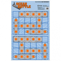 Action Target GSOCEAN100 Action Ocean Battle Ships Hanging Paper Target 23" x 35" 100 Per Box