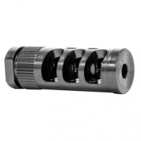 Grovtec US Inc GTHM315 Muzzle Compensator 223 Cal 1/2"-28 tpi Black Nitride Steel