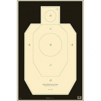 Action Target IDPAP100 Military IDPA Silhouette Hanging Paper Target 23" x 35" 100 Per Box