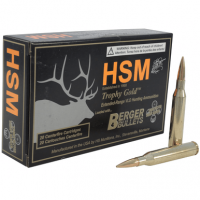 HSM Trophy Gold Extended Range 25-06 Rem 115 gr Berger Hunting VLD Match 20 Per Box