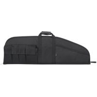 Tac Six 10652 Range Tactical Rifle Case 42" Black Endura with Knit Lining & Lockable Zipper for Scoped Tactical Rifle