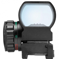 Aim Sports Reflex Classic II Edition Sight with 1x33mm Optics, Red/Green Dual Illuminated Multi Reticle, Matte Black - RT406C