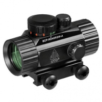 UTG SCP-RD40RGW-A CQB Dot Sight 1x30mm 4 MOA Dual Illuminated Dot Black Hardcoat Anodized