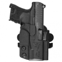 Comp-Tac C241WA225RBKN International OWB Black Kydex Belt Loop/Paddle Fits Walther PPQ SubCompact Right Hand