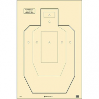 Action Target IPSCP100 Military IPSC/USPSA IPSC Hanging Paper Target 23" x 35" 100 Per Box