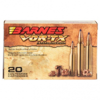 Barnes Bullets 21581 VOR-TX Rifle 35 Whelen 180 gr Tipped TSX Flat Base 20 Bx/ 10 Cs