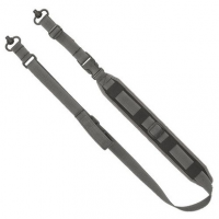 Grovtec US Inc GTSL128 QS 2-Point Sentinel Sling with Push Button Swivels 2" W Adjustable Wolf Gray for Rifle/Shotgun