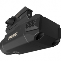 iProtec 6568 RM230LSR Rail-Mount Firearm Light & Red Laser Black 230 Lumen White Light