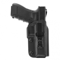 Galco TR652 Triton 2.0 OWB Black Leather UniClip/Stealth Clip Fits S&W M&P Shield Fits S&W M&P Shield 2.0 Right Hand