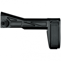 SB Tactical SBT201SB SBT-G2 Fixed Right Side Folding Black Synthetic for H&K UMP, B&T APC, LWRCi SMG45 (Tube Not Included)