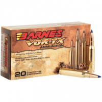 Barnes Bullets 21561 VOR-TX Rifle 7mm-08 Rem 120 gr Tipped TSX Boat Tail Ammo