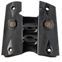 Pachmayr 05008 Signature Combat Pistol Grip w/Finger Grooves 1911 Checkered Blk