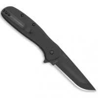 Outdoor Edge VX230B Razor VX2 EDC 3" Folding Plain Black Oxide 420J2 SS Blade, Black Textured G10 Handle