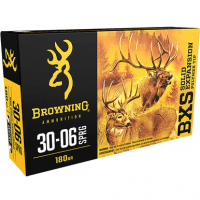 Browning Ammo B192430061 BXS 30-06 Springfield 180 gr Terminal Tip 20 Bx/ 10 Cs