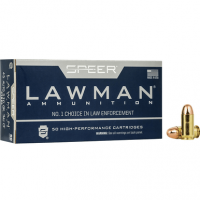 Speer Lawman Training Clean-Fire 45 ACP 230 gr Total Metal Jacket Round Nose (TMJRN) Handgun Ammo