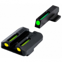 TruGlo TG-TG131RT1 TFO Tritium/Fiber Optic Green Front Sight Nitride Fortress Frame for Ruger SR with 280 Front