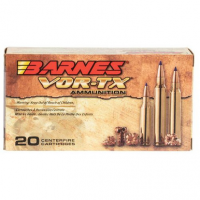 Barnes Bullets 30815 VOR-TX Rifle 6.5 Creedmoor 120 GR Tipped TSX Boat Tail 20 Bx/10 Cs