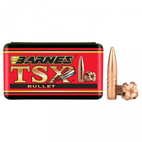 Barnes Bullets 30351 TSX 30 Cal .308 168 gr TSX Boat Tail 50 Per Box