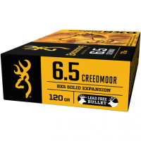 Browning Ammo Copper Expansion BXS 6.5 Creedmoor 120 grain, 20 Per Box - B192400651