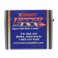 Barnes Bullets 30242 Tipped TSX6.5mm .264 120 GR TTSX Boat Tail 50 Box