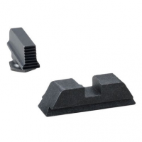 AmeriGlo GL429 Tall Suppressor Height Sight XL Set Black Front & Rear Black Frame for Most Glock Gen1-5 (Except 42,43)