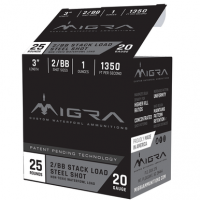 Migra Ammunitions Combinational 20 Gauge 3" 1 oz 4/6 Shot 25 Per Box