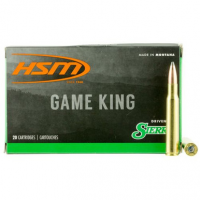 HSM 30843N Game King 308 Win 180 gr Sierra GameKing Spitzer Boat-Tail 20 Bx/ 25 Cs