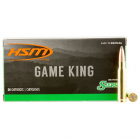 HSM 30842N Game King 308 Win 165 gr Sierra GameKing Spitzer Boat-Tail 20 Bx/ 25 Cs